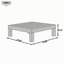 Table basse carrée extérieure en bois-1760778139