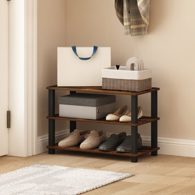 9 Pair Stackable Shoe Rack