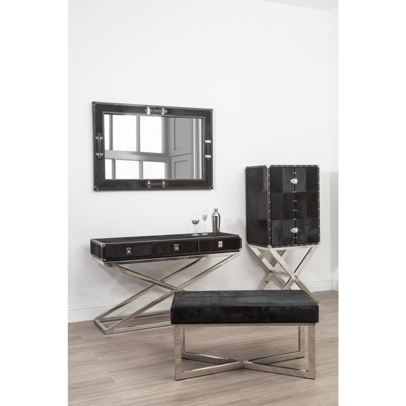 Bremond Solid Wood Flat Wall Mirror