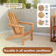 Chaise Adirondack d'extérieur de qualité A en teck, siège de patio