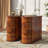 10.8" Solid Wood Narrow End Table-1211308713