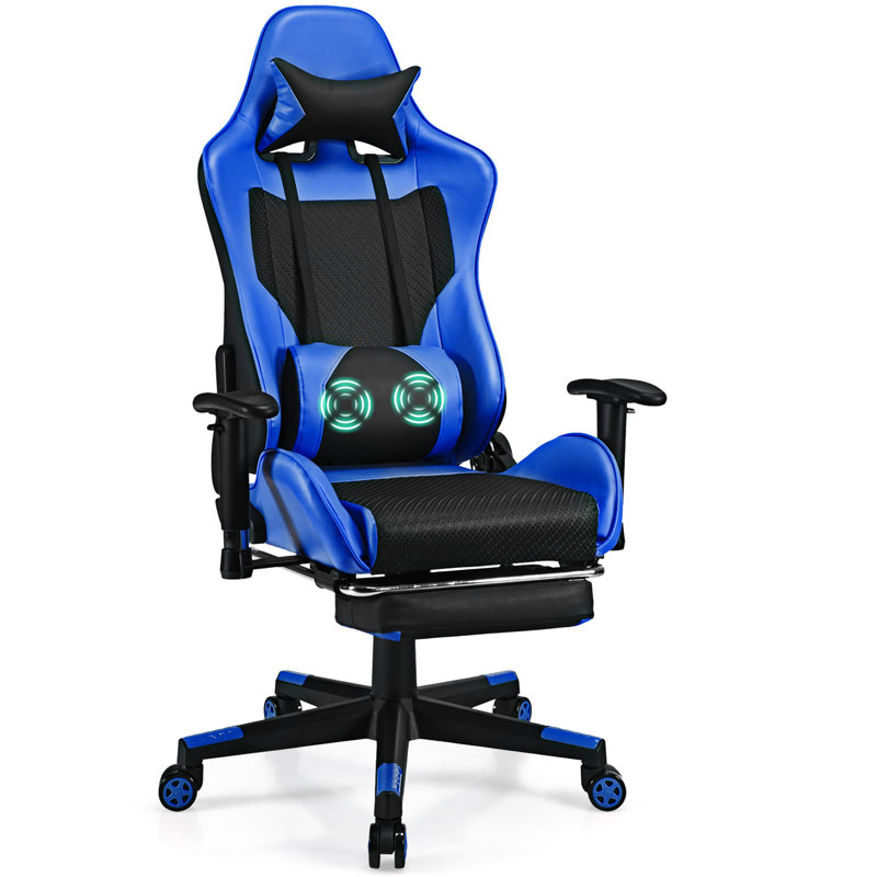 Fauteuil de jeu, Bleu et noir