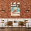 Art mural luxueux au bord de la piscine-129145985