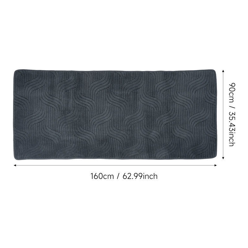 Sofa Slipcover, 90cm H x 160cm W x 90cm D, Dark Grey