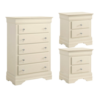 Ensemble de chambre à coucher 3 pièces Barvelle