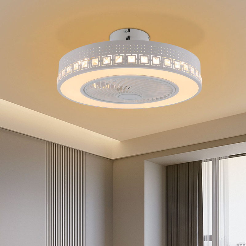 Ventilateur de plafond moderne, ventilateur de plafond de 20 pouces, ventilateur de plafond avec télécommande