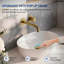 Robinet de salle de bain mural, robinet de salle de bain monocommande avec bonde-125423836