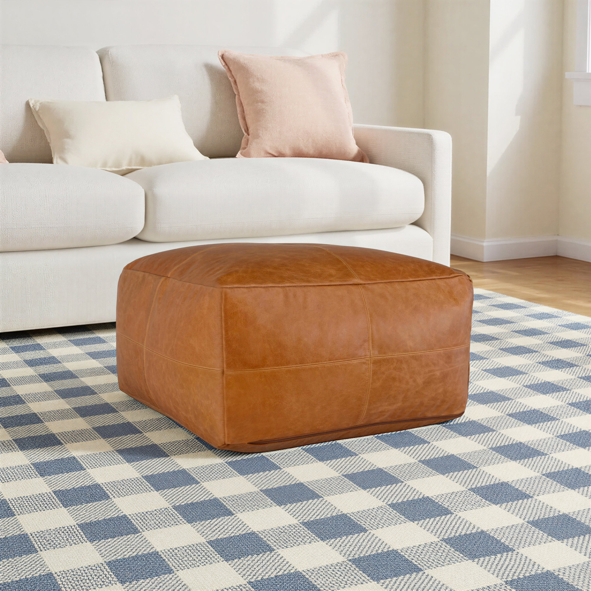 Cutler Upholstered Pouf