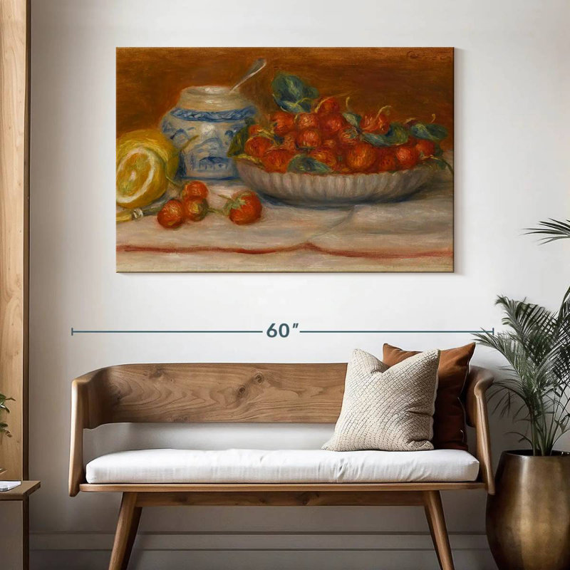 Yarlin Strawberries 1905, 32" H x 48" W