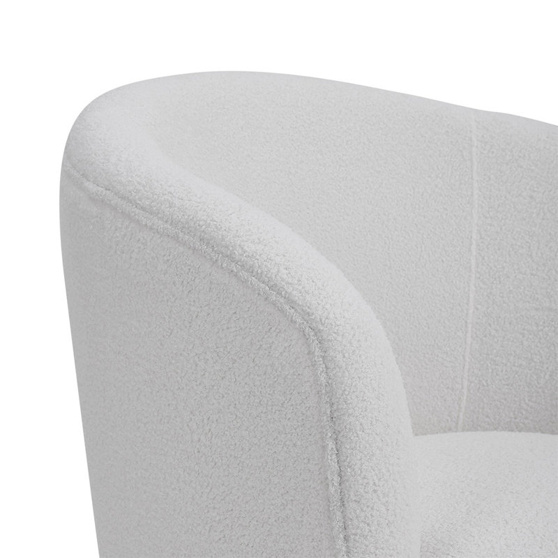 Anazia Upholstered Swivel Armchair