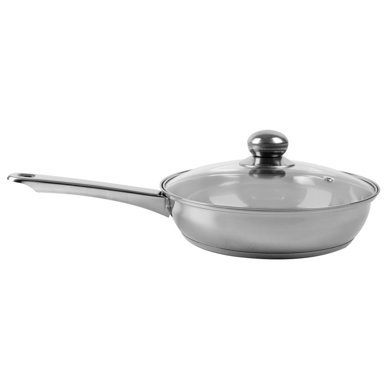SQ Professional Lustro Stainless Steel 24cm Frying Pan