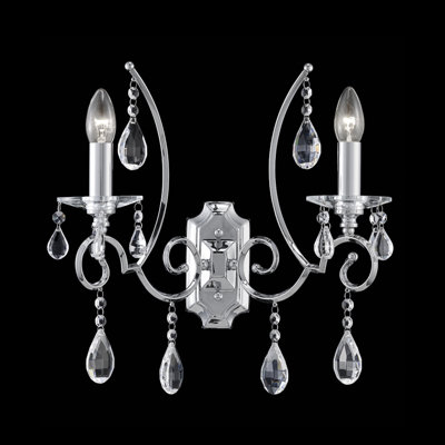 Warrick Glass Candle Wall Light