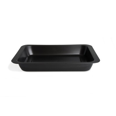 Excelsa Classic Baked Non-Stick Carbon Steel Roasting Pan