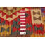 Tapis rouge en laine 3 pi 2 po x 5 pi Volvi One-of-a-Kind Volvi