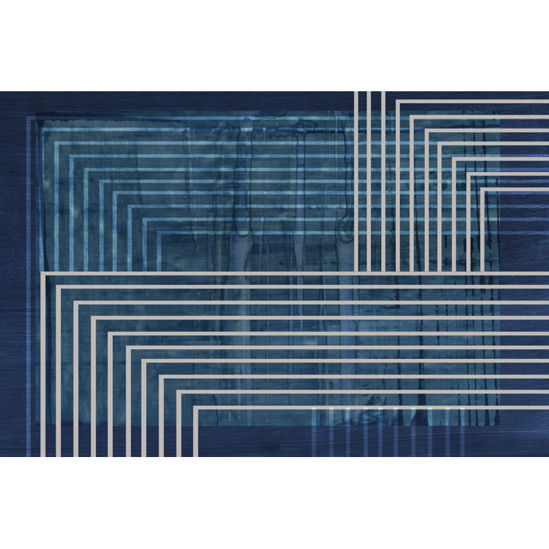 «Beneath the Dark Blue Waves I», reproduction sur toile tendue, H 8 po x l 12 po