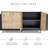 Emma 4 Door Sideboard Gray-1508680973