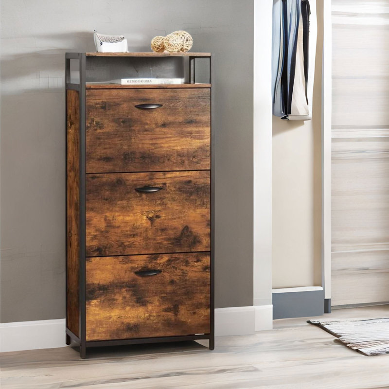20 Pair Flip Down Shoe Storage