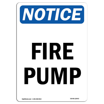 Fire Pump Sign
