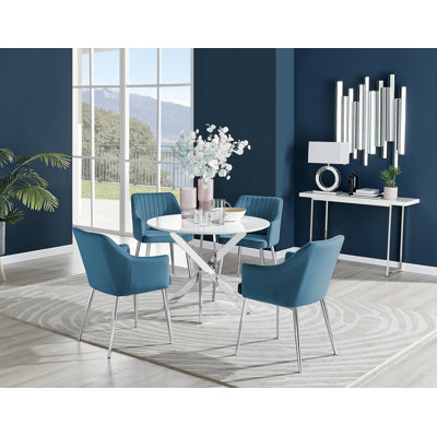 Eubanks 4 - Person Dining Set