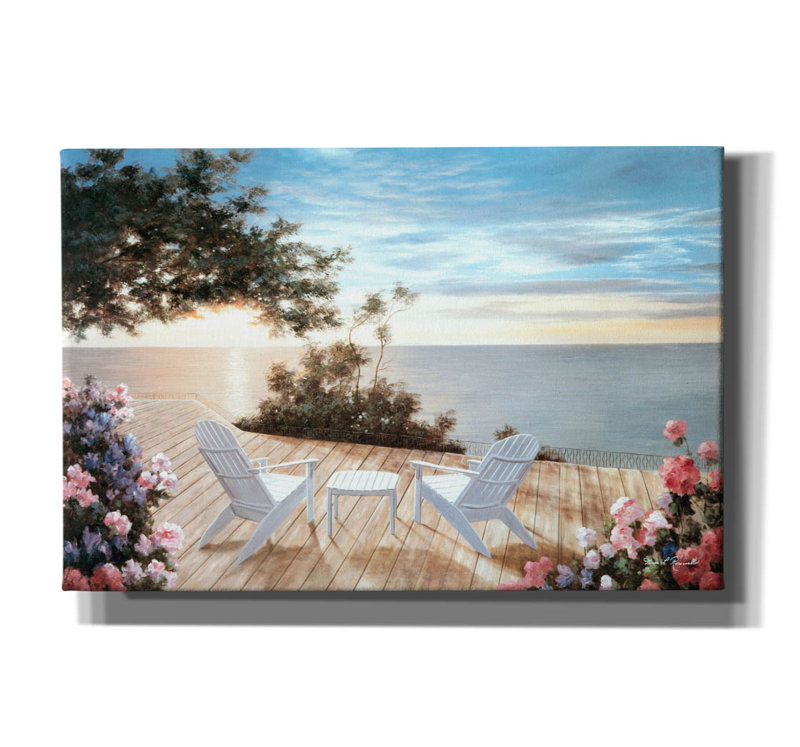«Blue Serenade» par Diane Romanello, H 12 po x l 18 po x P 0,75 po
