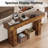 63-Inch Farmhouse Entryway Tablefarmhouse Entryway Table, 63-Inch Long Narrow Console Table Behind The Couch, Wooden Rectangular Sofa Table For Entrance, Hallway, Living Room-352398782