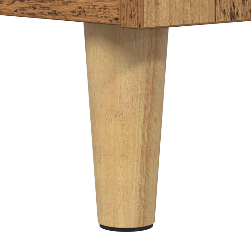 40cm W Manufactured Wood Bedside Table, Old Wood
