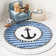 Tapis bleu marine Hickman