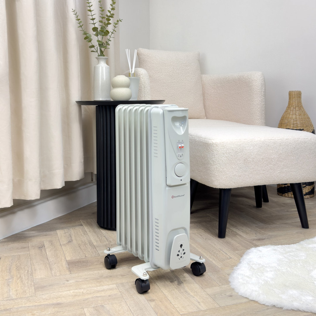 Rediffusion 2000w 9 Fin Oil Filled Radiator