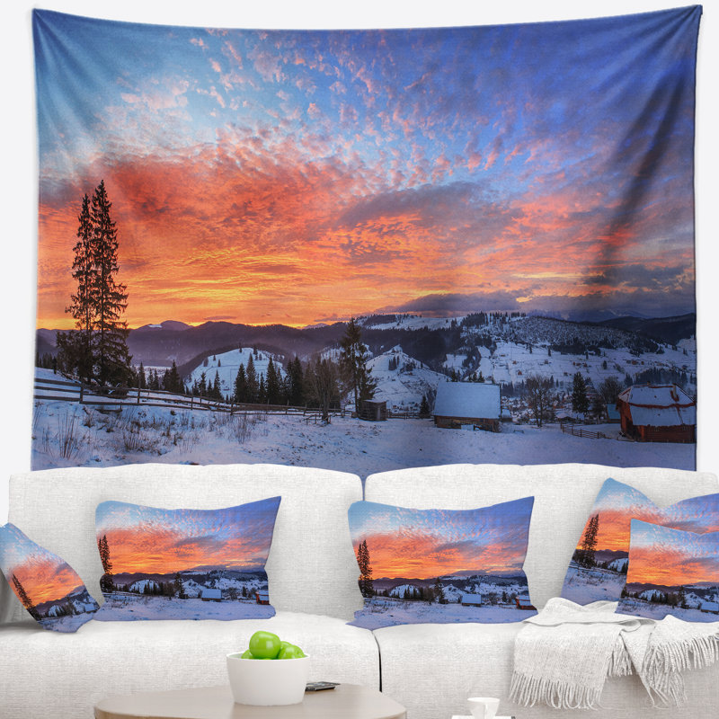 Polyester Tapestry, 78" H x 92" W