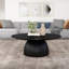 Table basse ronde noire-1082928113