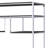 Rustic Grey Oak & 8-shelf Storage Stand, Geometric Design Facet, Metal Base, Adjustable Shelves For Game Room Bookcase - Open Storage, Construction, Wood