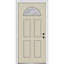 Porte d'entrée pré-suspendue en fibre de verre 1/4 panneau 4 panneaux Grace Grace-631012596-568881663-631012603