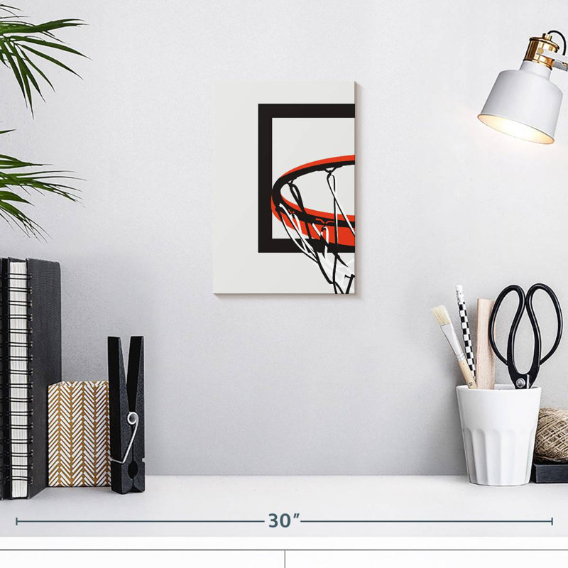 Demi-panier de basketball Sireci, H 12 po x l 8 po
