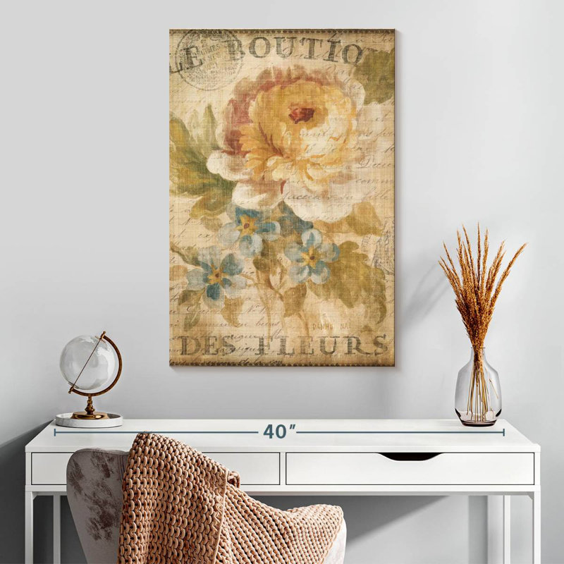 Harnek Parisian Flowers I, H 30 po x l 20 po