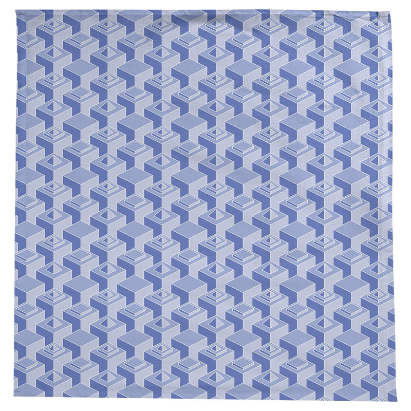 Nappe de gratte-ciels classiques, bleu