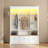 Elegant Hall Tree With App Controlled Led Light, 9 Hooks, Storage Bench, 3 Large Cabinets And Open Shelves-123077157