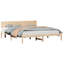 Vidaxl Bed Frame With Headboard Solid Pine Wood-113970910-113970907