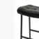 24" Modern Backless Saddle Counter Height Bar Stools With Metal Frame for Kitchen Island