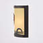 Applique murale d'intérieur / d'extérieur 1 lumière bronze chaud Melvin, 11 po H, acier, verre ambré