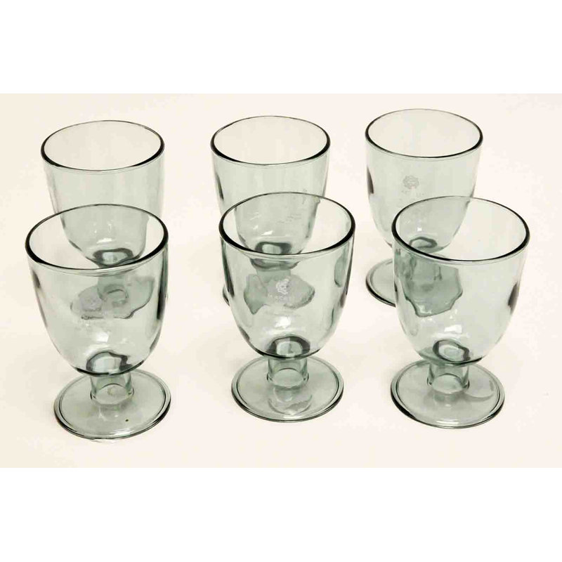 Shamarria 397.7ml Acrylic Goblet Set, Green