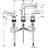 Hansgrohe Metropol Widespread Faucet 110 with Lever Handles and Drain Assembly, 1.2 GPM-50672839