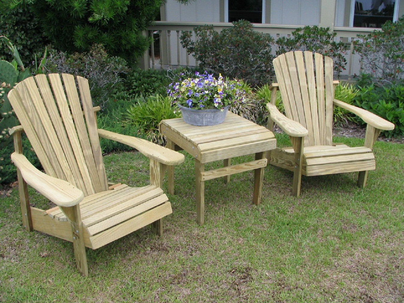 Weathercraft® USA Made 3-Piece Pressure Treated Pine Adirondack