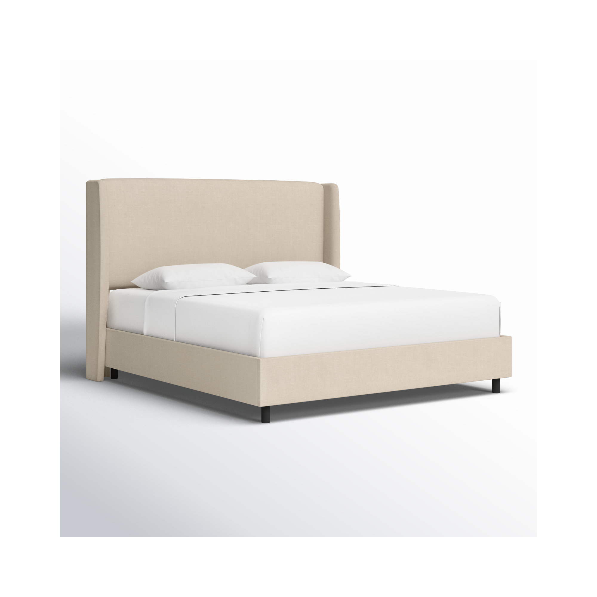 Tilly Upholstered Bed, Classic Linen Linen, King