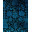 Tapis unique noué à la main Vibrance - bleu, 12 pi 1 po x 21 pi 6 po