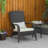 Alaizah Outdoor Rattan Adirondack Deck Chair Armrest Lounge Chair w/ Cushion-2049028215-2049028214