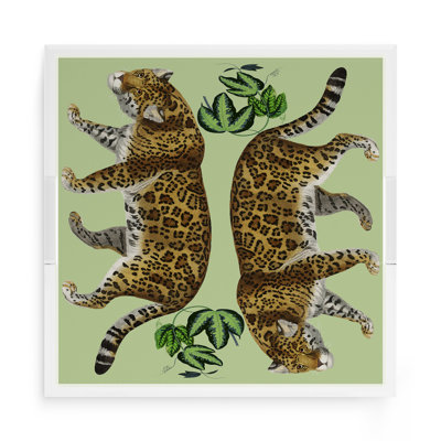Plateau décoratif rectangulaire Leopard Seeing 