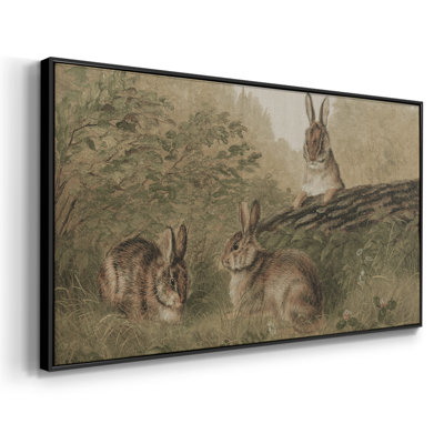Série paysage - DCCCLXVII - Toile tendue avec châssis encadré - Prêt à être accroché