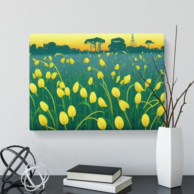 A Field Of Flowers - Wrapped Canvas