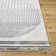 Machine Washable Shaggy Boho Charcoal Area Rug