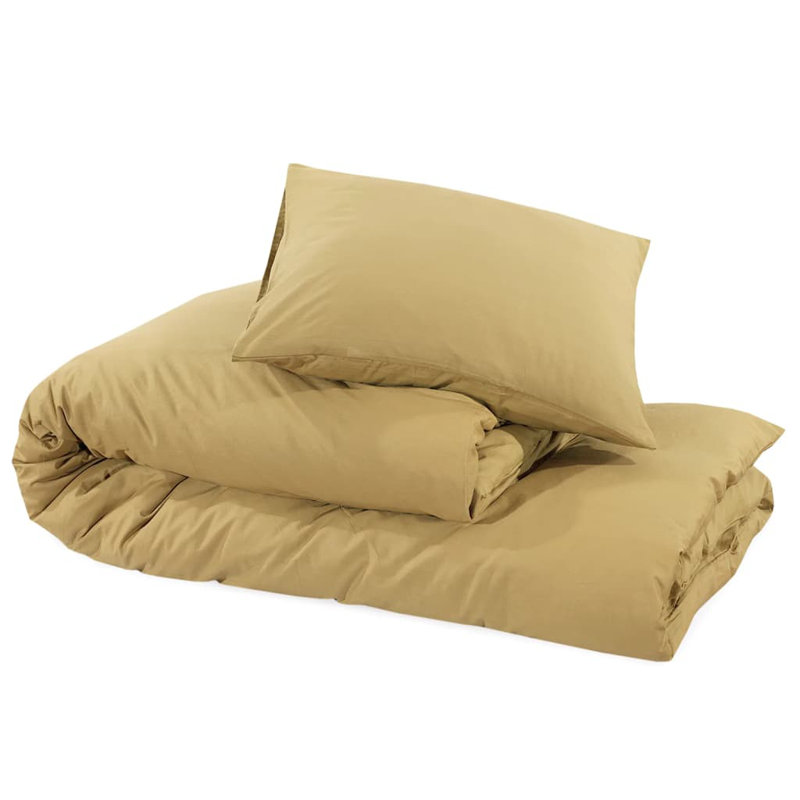 Modern & Contemporary Duvet Cover Set, Anthracite, 200 x 200 cm - 2 Standard Pillowcases